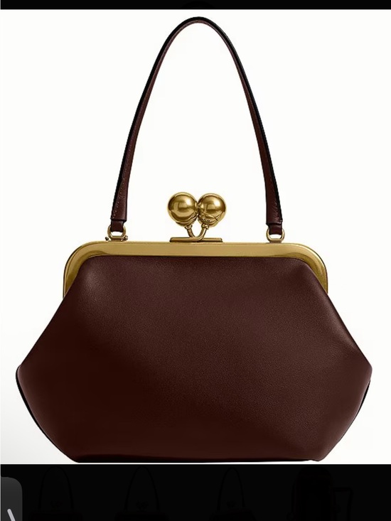 Coach Handbags - Coach Kisslock 16 Small in Maple